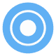 Blue bullseye logo